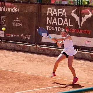 Nahia Sánchez Marín, del Club de Tenis Cabrerizos. Foto de archivo