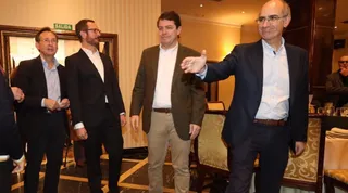 Robles, Maroto, Mañueco e Iglesias