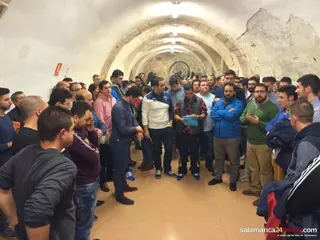 Los costaleros de Jesús Despojado ya se preparan de cara a la procesión