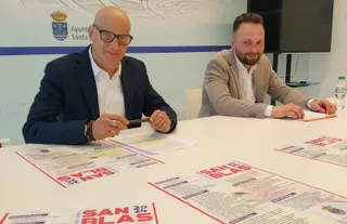 Juan Carlos Bueno y Norberto Flores presentan San Blas 2024