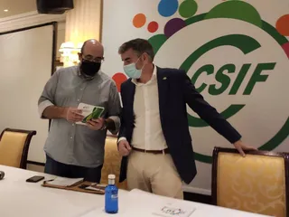 Presidente de CSIF Castilla y León, Benjamín Castro. Foto EP