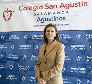 María Dolores de Cospedal participa en las jornadas del colegio San Agustín.