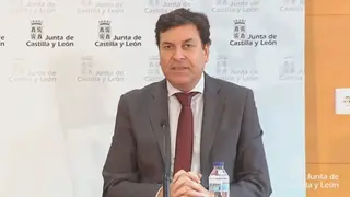 El consejero de Economía y Hacienda, Carlos Fernández Carriedo