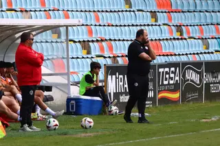 Óscar Albo, entrenador del Salamanca CF UDS B.
