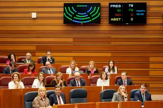 Sesión plenaria de las Cortes de Castilla y León | Leticia Pérez (Agencia ICAL)