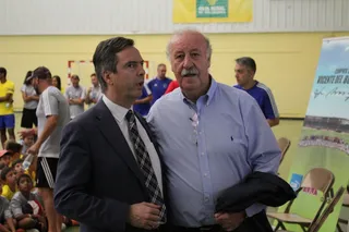 Del Bosque: “No tengo preferencia por ningún equipo de Salamanca”