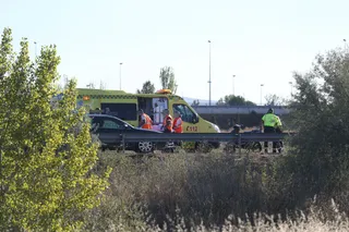 Accidente en la rotonda del Leclerc. Foto de archivo