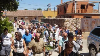 Procesión del Salvador en Morille
