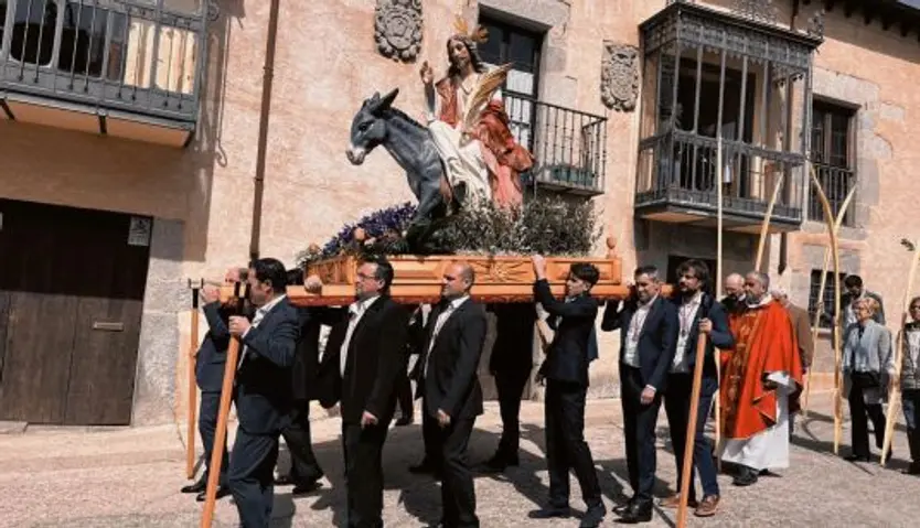 Borriquilla en Ledesma. Foto Ayto. Ledesma
