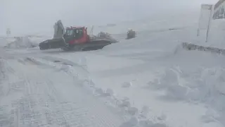 La Covatilla durante el último temporal de nieve