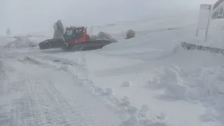 La Covatilla durante el último temporal de nieve