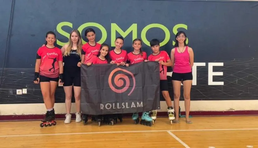 Rollslam, con la bandera de Villares de la Reina