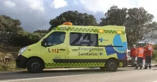 Herido en un accidente de tráfico en Tamames