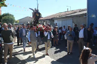 Misa y procesión en Juzbado
