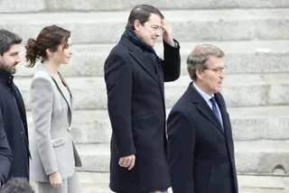 Mañueco en el acto del Día de la Constitución en Madrid