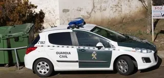 La Guardia Civil en La Mata de Ledesma. Foto de archivo
