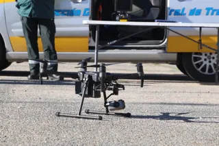 La Guardia Civil utiliza un dron para controlar las carreteras salmantinas