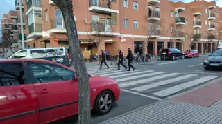 Tres miembros de la Policía Nacional en Chamberí