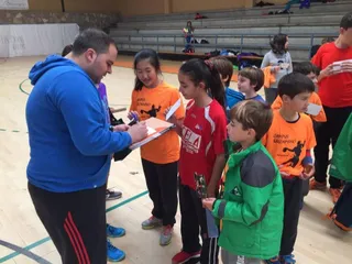 Sebas Elena visita el Campus del BM Salamanca