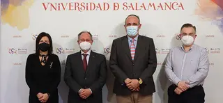 El vicerrector de Postgrado y Enseñanzas Propias se reúne con los directores de la Agencia Valenciana Antifraude