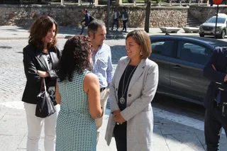 Milagros Marcos en la inauguración del Congreso de SEOC