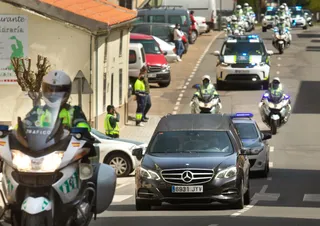 Luto en Ciudad Rodrigo por el guardia civil fallecido en accidente de moto en Sancti Spíritus; sus compañeros le han escoltado en su último viaje