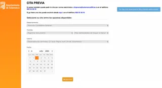 Foto. Cita previa