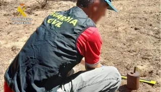 La Guardia Civil procede a destruir una mina antipersona localizada en Zamora