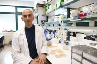Raúl Rivas, doctor de Biología y catedrático de microbiología en la Universidad de Salamanca. Foto Andrea M.