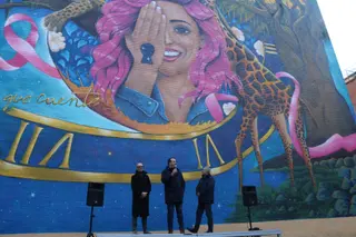 Inauguración mural "Haz que cuente" en Santa Marta | Mateo G.J.