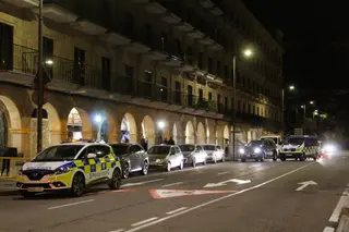 Policía Local en Gran Vía. Foto de archivo. | Mateo G.J.