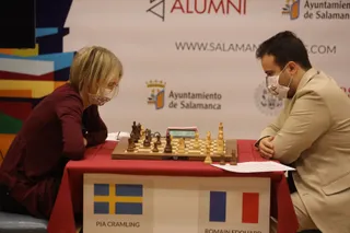 Partidas simultáneas del IV Festival de Ajedrez en Salamanca
