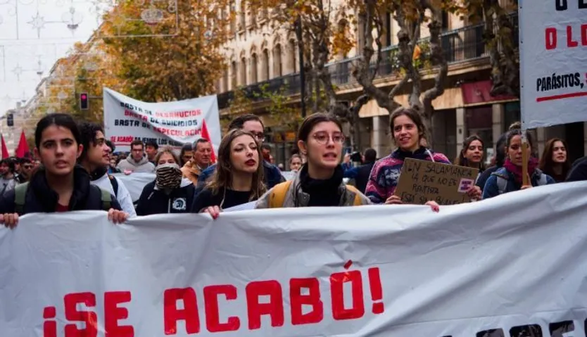 Manifestación Asamblea de Inquilinas de Salamanca