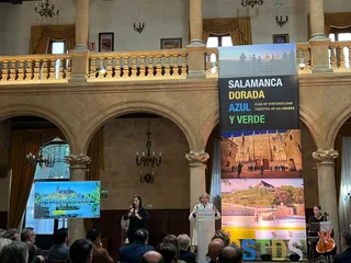 Encarnación Pérez en la presentación del Plan de Sostenibilidad Foto Subdelegación de Gobierno