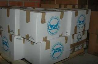 Más de 800 kilos de comida a cambio de las entradas para la carrera de drones