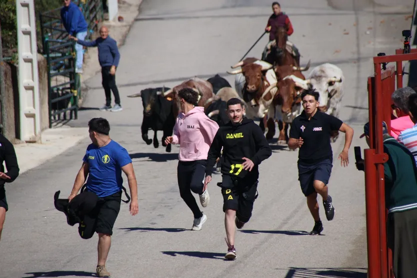 Encierro a caballo en Barruecopardo