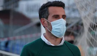 Chuchi Jorqués, en el partido ante el Zamora.