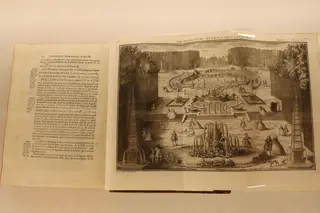 Una exposición de los jardines por el tiempo en la Biblioteca General Histórica