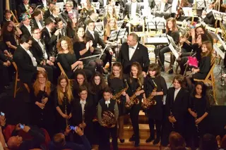 Concierto de la banda de música de Alba de Tormes