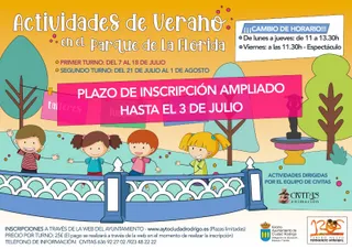 Ampliado el Plazo de Inscripción para el Campamento Urbano La Florida | Ayuntamiento de Ciudad Rodrigo