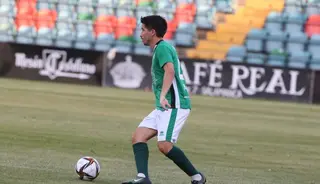 Cristóbal, en un amistoso contra el Salamanca CF UDS / FOTO SALAMANCA24HORAS.COM