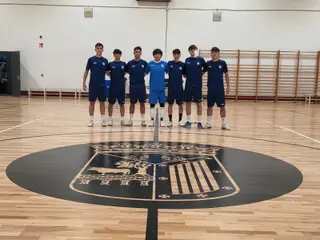 Canteranos del Salamanca FS en la pretempotada del primer equipo | FOTO SALAMANCA FS