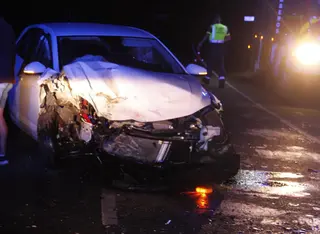 Accidente en la carretera de Aldealengua sábado 29 de agosto. 