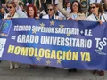 Huelga de Técnicos Superiores Sanitarios en Salamanca en una imagen de archivo