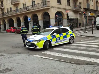 Policía Local en Gran Vía | Foto de archivo