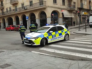 Policía Local en Gran Vía | Foto de archivo