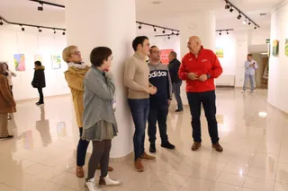 inaugura la exposición ‘Taller de artes plásticas y visuales’ de la Fundación Aviva