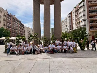 La UPSA en Madrid visitando al papa León XIV | Comunicación Universidad Pontificia de Salamanca