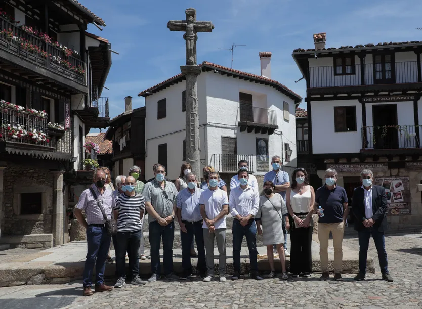 Luis Tudanca visita La Alberca (