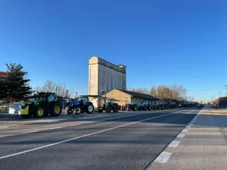 Tractores en Calzada de Don Diego